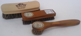 Shoe Shine Brushes &amp; Polish Dauber 100% Horsehair Kiwi Eykosi Select: Brush - £8.69 GBP+