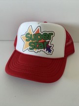 Super Star Trucker Hat adjustable Red Good Vibes Cap Beach Hat unworn - £13.15 GBP