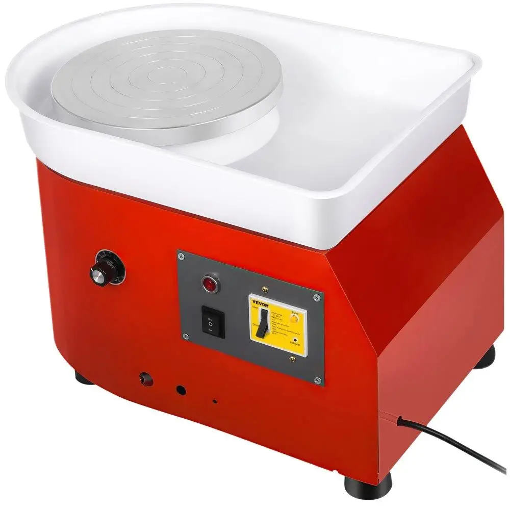 25CM Electric Pottery Wheel 350W DIY Pottery Tool with Tray for Ceramics... - $293.78
