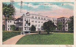 Providence Infirmary Mobile Alabama AL 1934 to Caney KS Postcard C56 - £2.30 GBP