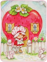 Strawberry Shortcake Berryville Super Soft Fleece Blanket Throw, 46&quot; 60&quot; - $24.74