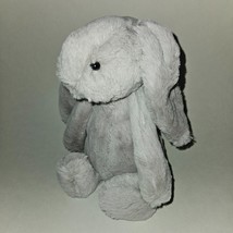 Jellycat London Bashful Gray Bunny Rabbit Plush Stuffed Animal Lovey Pink Nose - £10.92 GBP