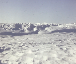Beautiful Snowy Powder Landscape Sunny Blue Sky Glass Plate Photo Slide #2 - $13.99
