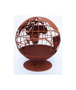 Earth Fire Sphere, Rust Finish - Extra Large - $23,514.34 MXN