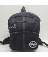 Vintage Split Skate Surf Black Backpack Purple Embroidered Logo - $1,717.60 MXN