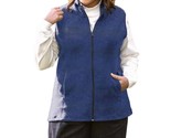 On The Plus Side lyddie sleeveless zip up fleece vest - plus size size 2X - $55.44
