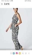 J. Jill Wearever Collection Size 1X Wide Leg  Jumpsuit Tie Belt Pockets NWT  - £31.55 GBP