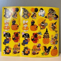 Vintage American Greetings Trick Or Treat Animals Halloween Stickers - £10.16 GBP