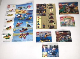 Lego System 1994-99 Lot of Manuals 1711 1713 1714 4920 6246 6402 - £21.40 GBP