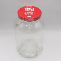 Frosty Acres Fruit Salad Clear Large Glass Jar with Lid - £62.75 GBP