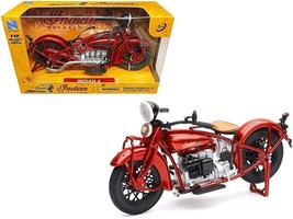 1930 Indian 4 Red 1/12 Diecast Motorcycle Model by New Ray - $30.01