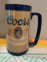 Coors Vintage Beer Mug-THERMO- Serv Banquet Insulated Plastic Cup Original - £9.16 GBP