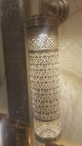 Engraved SHAEILA Wall Torch Light Moroccan Brass Antique Torch Wall Light - £547.34 GBP