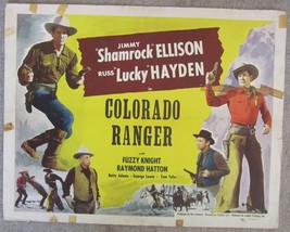 Vintage Original 1950 COLORADO RANGER Movie Poster 22&quot; x 28&quot; James Ellis... - $29.69