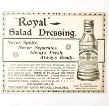 Royal Salad Dressing Mayonnaise 1897 Advertisement Victorian Condiments ... - $19.99