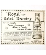 Royal Salad Dressing Mayonnaise 1897 Advertisement Victorian Condiments ... - €17,23 EUR