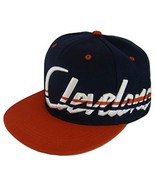 Cleveland Offset Jagged Script Men&#39;s Adjustable Snapback Baseball Cap (N... - £11.94 GBP