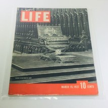 Vintage Life Magazine: March 15 1937 - Throne In Westminster Abbey - £10.38 GBP