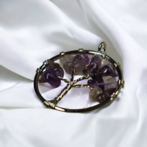 Tree of Life Chakra Crystal Necklace Pendant - $6.95