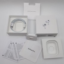 Apple Air Pods Pro 2nd Generation Empty Box Only W Cable + Inserts White MQD83AM - £15.45 GBP