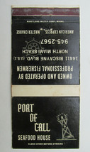 Port of Call Seafood House North Miami Beach, Florida Restaurant Matchbook Cover - £1.49 GBP