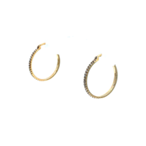 Boucles d&#39;oreilles créoles pour femmes, or Rose pur pur 18 carats, beaux... - £862.06 GBP