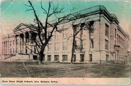 New East High School Des Moines Iowa Postcard posted 1913  - £14.79 GBP