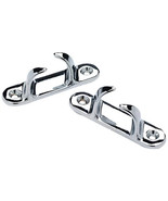 2 Pack of 3-1/2 Inch Chrome Plated Zinc Bow Chocks for Boats - $297.19 MXN