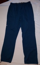 CHEROKEE Scrubs Bottoms M Tall Pants CARIBBEAN BLUE Medium CARW 4005T Co... - $14.97