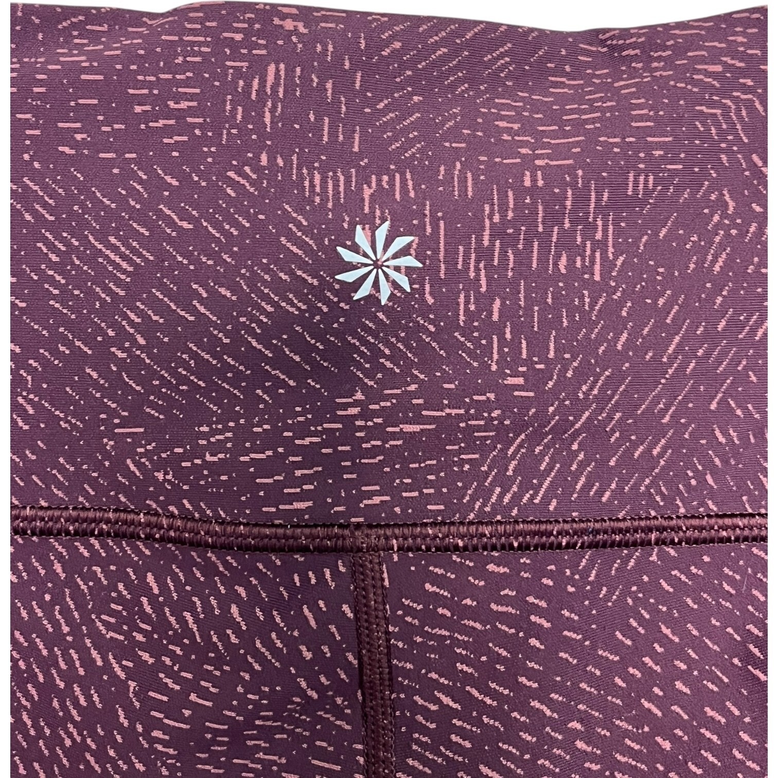 Athleta Leggings Womens Small Purple Salutation Stash Pocket Tight Workout Yoga Item image 4