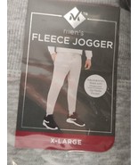 Member&#39;s Mark Men&#39;s Fleece Jogger Gray Cove Adjustable Rib Waist Size Large - $22.47 CAD