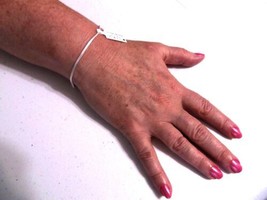 Department Store 7&quot;Sterling Silver Snake Box Chain Bracelet HH460 $50 - £16.51 GBP