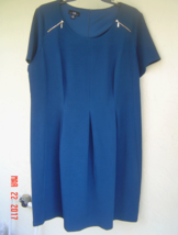 New Agb Teal Blue Career Flare Dress Size 24 W Women $86 - £43.23 GBP