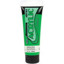 essentials(TM) Acrylic Paint 4oz-Cadmium Green - £10.51 GBP