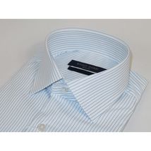 Men's Shirt ENZO PARK Turkey Soft Cotton Wrinkle Resistant Enzo6 Blue Stripe image 5