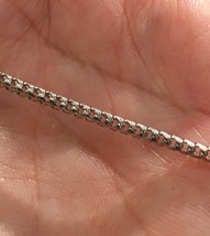 10K White Gold Rope 18&quot; chain 10 Grams - £175.81 GBP