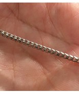 10K White Gold Rope 18&quot; chain 10 Grams - $300.14 CAD