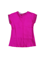 Helmut Lang Womens Blouse Zipper Detail Top Modern Pink Size Xs H09HW523 - £116.96 GBP