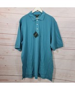 Brooks Brothers Golf Teal Short Sleeve Pima Cotton Size XL NWT - $43.32 CAD