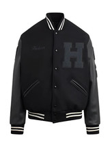 Hudson Varsity Jacket With Leather Sleeves - $2,397.51 MXN+