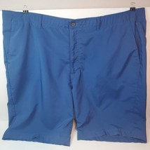 Pebble Beach Dry-Luxe Performance Blue Polyester Shorts Mens 42 Comfort Check - £8.22 GBP