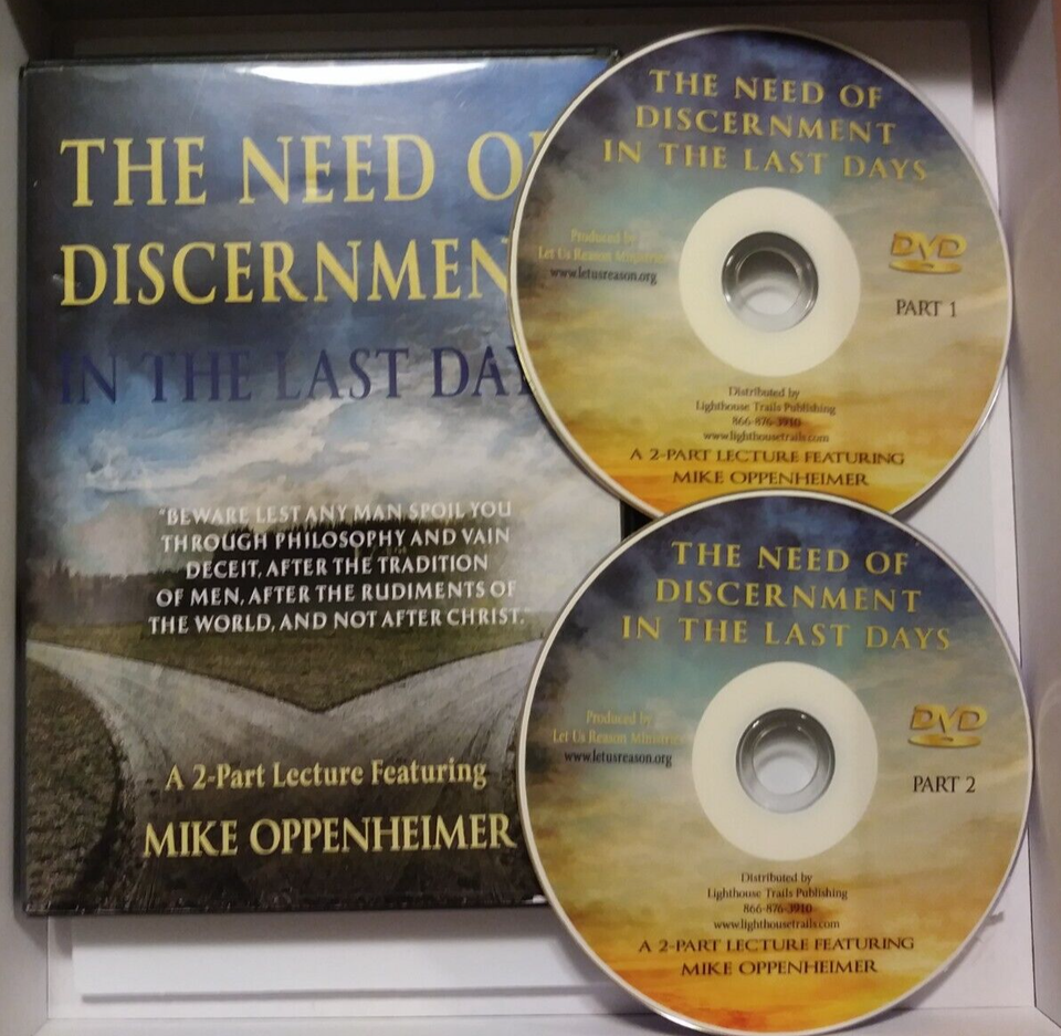 The Need of Discernment in the Last Days, Mike Oppenheimer, 2 DVDs - $6.79