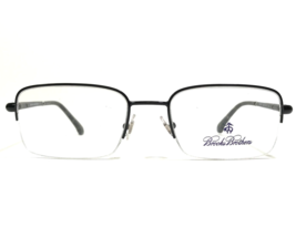 Brooks Brothers Eyeglasses Frames BB1016 1536 Black Brown Half Rim 52-19... - $83.68