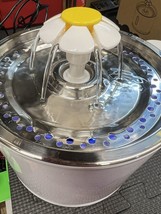 Cat Small Dog Pet Water Fountain Filter UV Light Clean Drinking Bowl Dispenser - £11.66 GBP