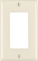 Leviton 80401-TMP Wall Plate 1-Gang Thermoset Plastic GFCI/Rocker Almond... - $7.90