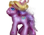 Vtg 2002 Hasbro My Little Pony Sun Sparkle Baby Star Heart G3 MLP Rainbo... - $8.01