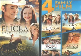 Flicka 1-2-3 País Pride + Vaqueras &amp; Angels 1-2-Tim Mcgraw-Clint Black-New DVD - £33.15 GBP