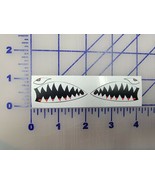 A-10 Warthog teeth mouth  decal small  NON REFLECTIVE Sticker USA - $2.66