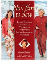 No Time to Sew Sandra Betzina HC Making Women's Clothes Sewing Patterns New - $10.00