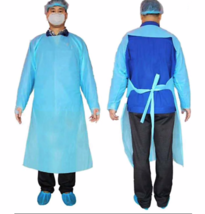 CPE  35 GSM Disposable Gowns, Polyethylene Medical Isolation Gown [200 PCS] - £158.64 GBP